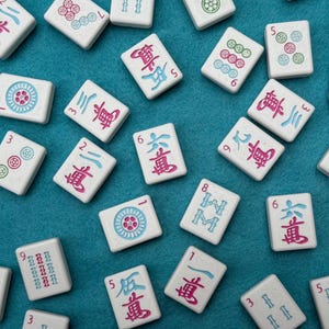 Waterproof American Mahjong Set - Spring Colors