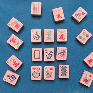 Waterproof American Mahjong Set - Pink