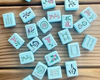 Waterproof American Mahjong Set - Blue