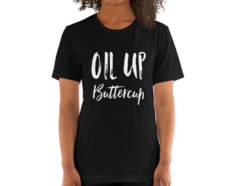 Olie-Up Buttercup korte mouw Unisex T-shirt