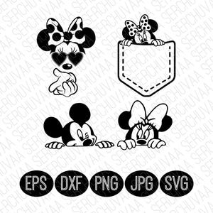 Minnie Mouse SVG Bundle: Cricut & Sublimation Designs (Digital Download)