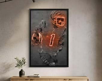 Cuadros de Deebo Samuel: Láminas de fútbol en lienzo (varios tamaños)