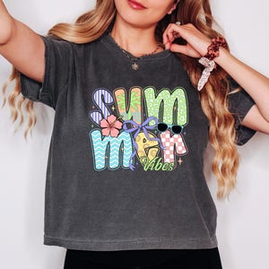 Comfort Colors  Country Summer Tee, Beach Shirt, Summer Vibes Shirt, Trendy Summer Life Shirt, nd of School Shirt, Summer Lover Shirt