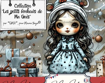 Ma Gnès' Little Joys, "OMA" Collection. Card making, Scrapbooking, Junk Journaling, Art Therapy. 25-page digital download