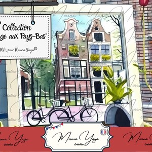 Viaje a Holanda...Colección "OMA". Scrapbooking, Junk Journal, Card Making, Descarga digital imprimible de 29 páginas