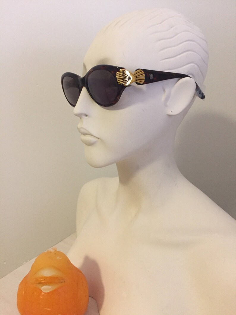 GIVENCHY SUNGLASSES, ITALY G203C, Gold Accents at Modern Logic Bild 6