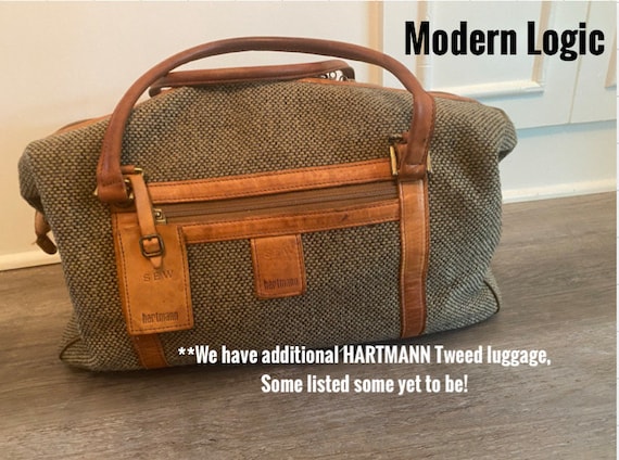 Vintage Hartmann Leather Briefcase Black GUC