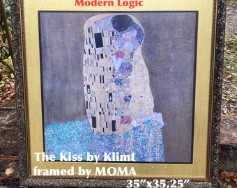 THE KISS by Gustav Klimt Framed by Museum of Modern Art Valentine’s Day