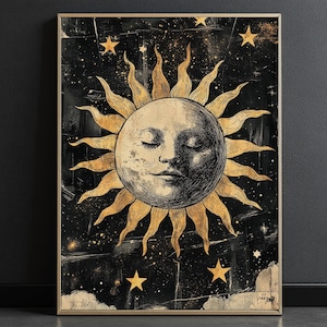 Celestial Dream — Exclusive 1-of-1 Digital Sun & Moon Artwork | Digital Art | SabbyONO