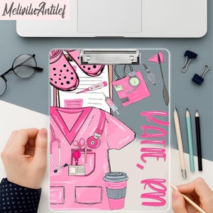 Personalized Nurse Clipboard with Name – Custom Medical Clipboard, New Nurse Gift, Nurse Graduation, Nurse Appreciation Gift