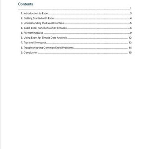 Microsoft Excel Training Guide: Beginner & Intermediate (digital ...