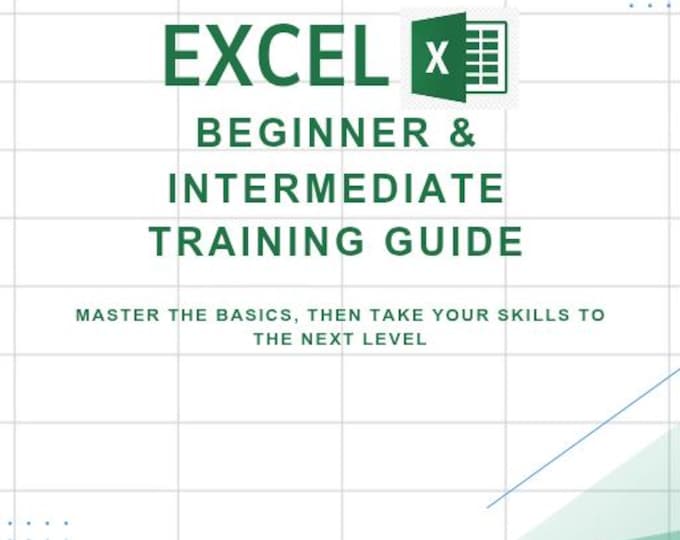 Microsoft Excel Master Course. Beginner to Pro - Etsy