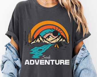 Camiseta "Busca la aventura": un regalo para los amantes de la naturaleza