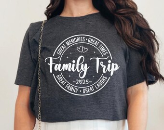 Shirts voor familievakanties: bijpassende roadtrip-T-shirts