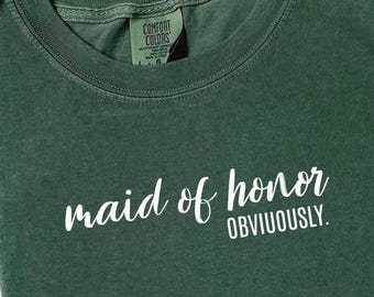 Maid of Honor T-Shirt, Bridal Party Gift