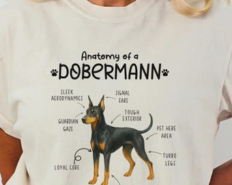 Anatomy of a Doberman Tee Shirts, Dobermann Shirt