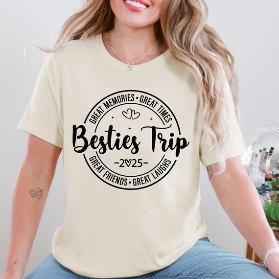 Bestie Trip Shirt: Summer Vacation Tee, Girls Weekend