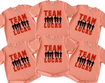Personalized Marathon Support Crew Shirt, Runner's Race Team Pullover