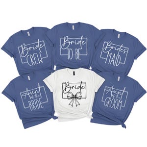 Team Bride Shirts, Bride Shirt, Bachelorette Party Shirts, Bridesmaid Shirts, Bridesmaid Proposal Gift, Bachelorette Shirts, Squad Shirt