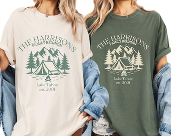 Camiseta personalizada para reunión familiar: ropa personalizada a juego