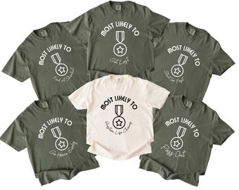 Most Likely To Race Day T-shirts, Marathon Group Tees