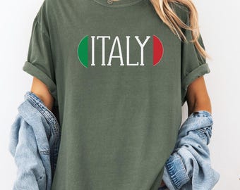 Italy Travel Gift, Comforts Colors Country Top, Italia country shirt,