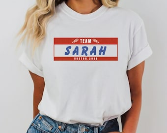 Custom Race Day Team Shirt, Marathon Comfort Colors Tees