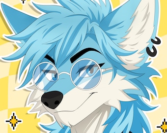 Encargo de arte furry personalizado / Retrato de personaje antropoide personalizado (archivo digital)