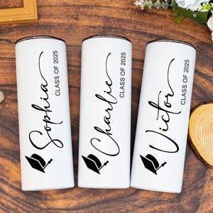 2025 Graduation Tumbler With Straw,Class Of 2025 Graduation Cup,College High School Graduation Gift For Her,Senior Graduation Party Favors