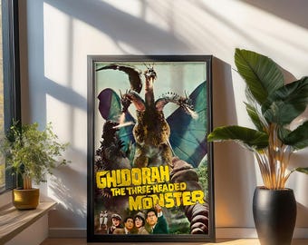 GODZILLA VS MOTHRA AND GHIDORAH – Icons In Art - Foto 11