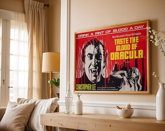 クリストファー・リー『ホラー・オブ・ドラキュラ』1958年（直筆サイン