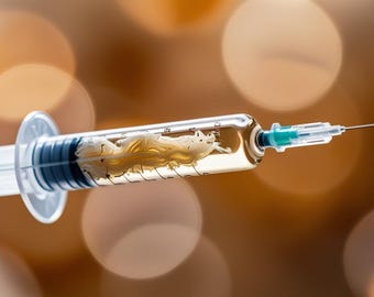 Flüssige Pilzkultur Spritze