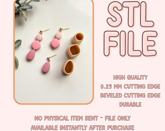 Bead With Eye Pin Guides STL Clay Cutter