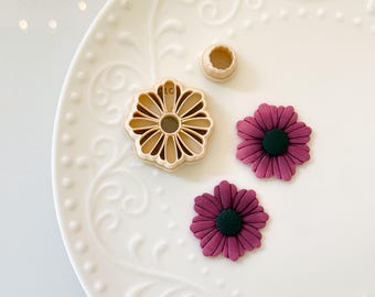Embossed Flower STL Clay Cutter Digital File