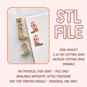 File digitale STL Clay Cutter Cowboy Romance