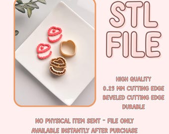 Frosted Cake STL Clay Cutter Digital File