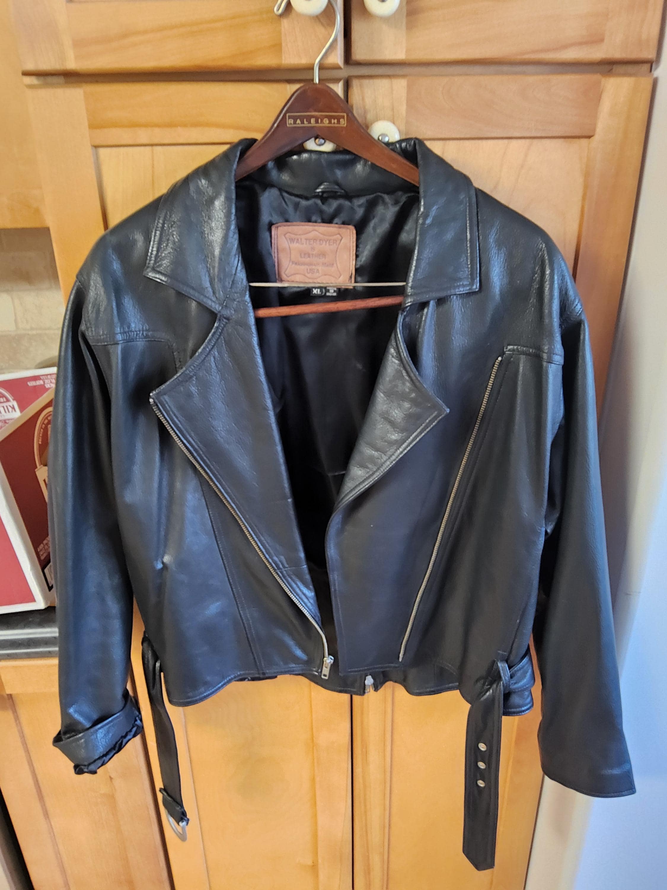 Walter Dyer Leather Jacket - Etsy
