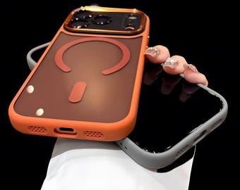 iPhone 17 Pro Max Transparent MagSafe Case: Plated Camera Protection