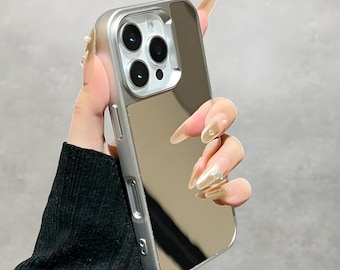 Luxury Mirror iPhone Case: Slim Shockproof Acrylic Cover