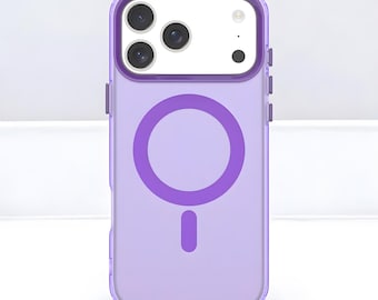 Etui MagSafe Matte Clear na iPhone'a: Odporne na wstrząsy, z krawędziami Candy Edge, magnetyczne