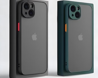 Matte Soft Silicone iPhone Case: Shockproof Minimalist Cover