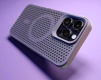 Mesh Heat Dissipation iPhone Case – MagSafe Wireless Charging Cover