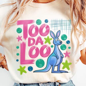 Toodaloo kangaroo png, bright png, preppy png, girly png, mom png, spring png, trendy png, whimsy png, Womens png, Kids png, Boldbrush