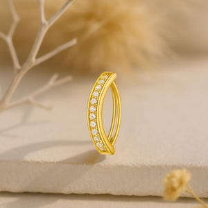 Clicker Bauchnabel Ring • Chirurgenstahl • Einfacher Druckknopf • Schlank & Minimalist Nabel Schmuck • Bequeme Passform • Geschenk für Sie