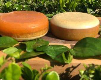 ターメリック＆キャロット フェイシャルソープバー - ハニーレモングラス配合でブライトニングクレンジング Hello Sunshine