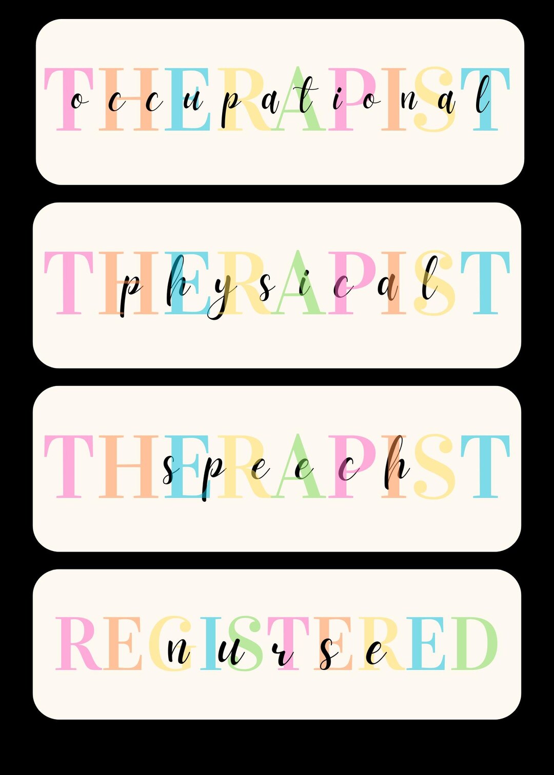 Cute & Fun Healthcare Worker Stickers – OT, PT, SLP, Nurses: Perfect ...