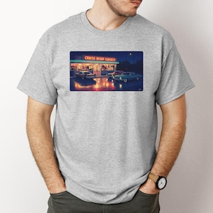 Cruise Night Classics Tee: 80&#39;s Diner Car Enthusiast Shirt