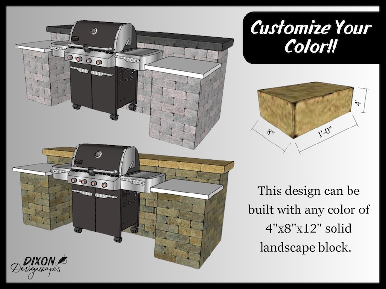 Dawn Grill Station Design - DIY Grill Station Plans - Step-by-step ...