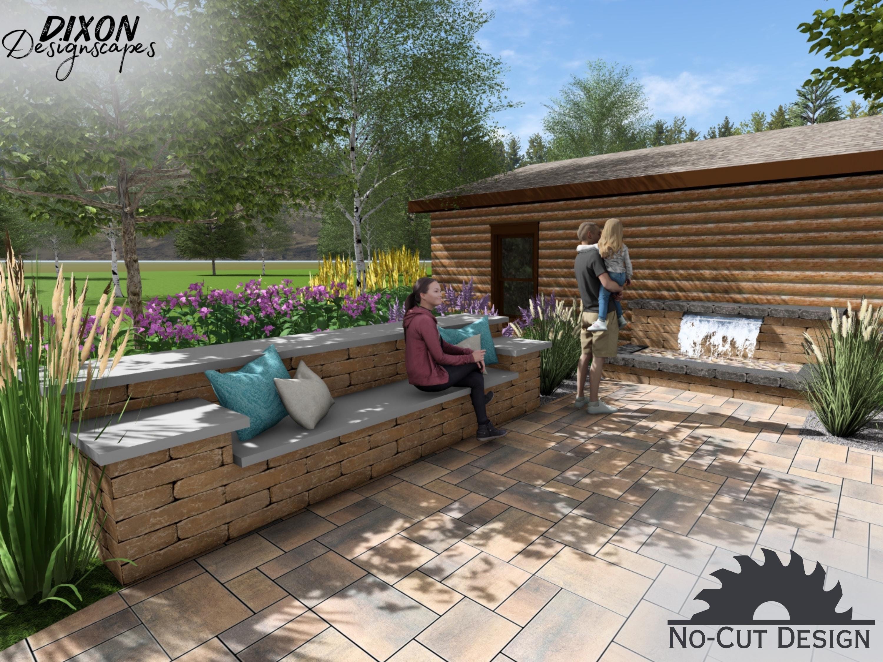 Dakota Outdoor Seating Bench Design - DIY Outdoor Seating Plans - Step ...