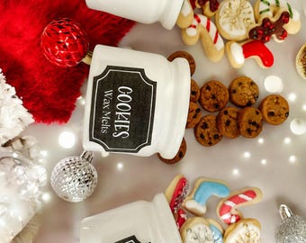 Christmas Sugar Cookie Wax Melts • Chocolate Chip Cookie Wax Melts • Holiday Bakery Scent • Christmas Wax Melt Gift • Festive Home Fragrance
